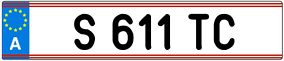 Truck License Plate